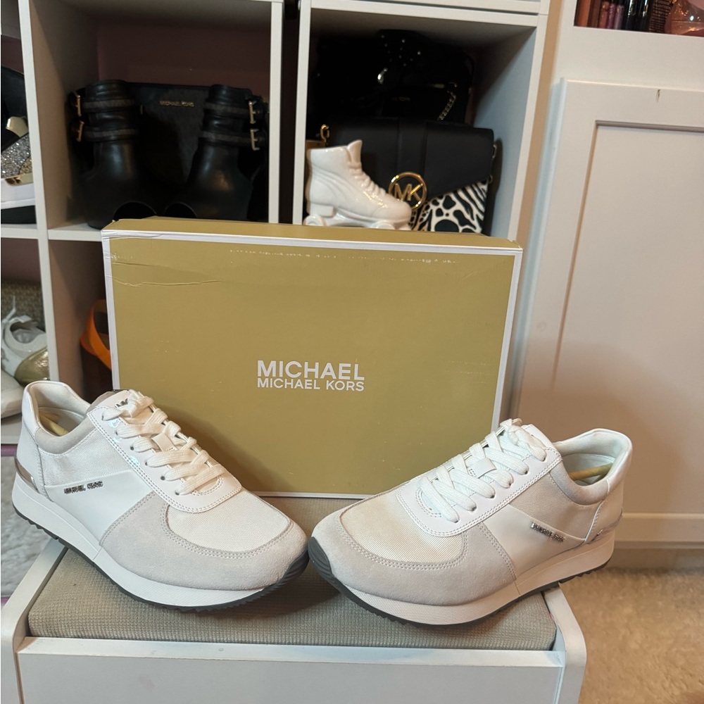 Optic White Michael Kors Shoes